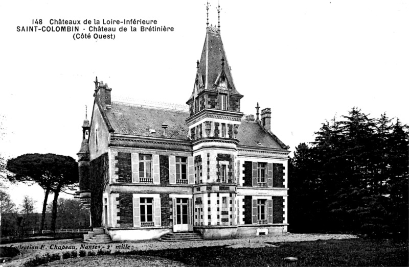 Chteau de la Bretinire  Saint-Colomban ou Saint-Colombin (Bretagne).