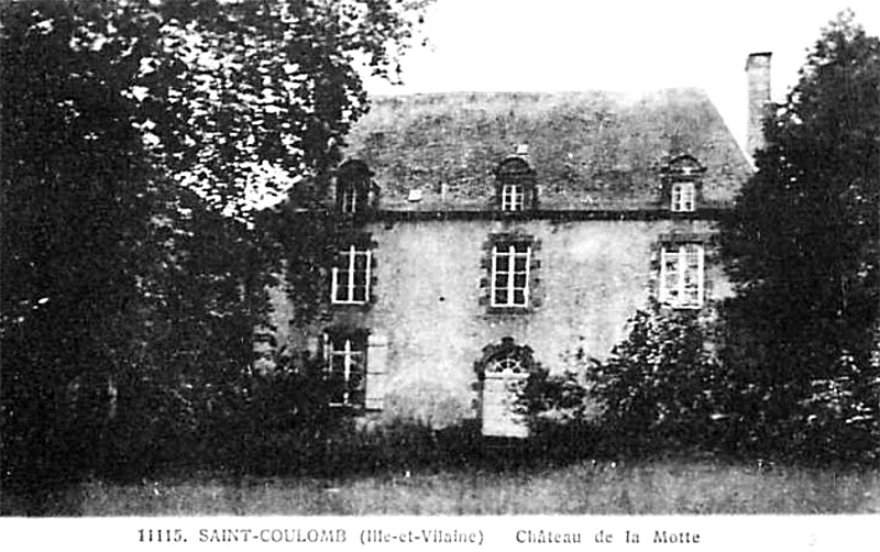 Manoir de  Motte-aux-Chauffs de Saint-Coulomb (Bretagne)