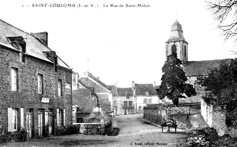 Ville de Saint-Coulomb (Bretagne).