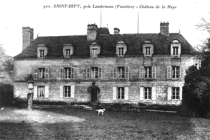 Chteau ou manoir de la Haye en Saint-Divy (Bretagne).