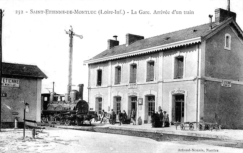 Gare de Saint-Etienne-de-Montluc (Bretagne).