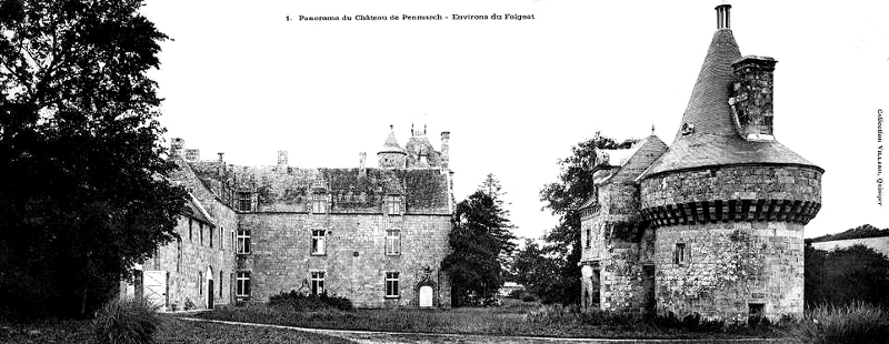 Chteau de Penmarc'h  Saint-Frgant (Bretagne).