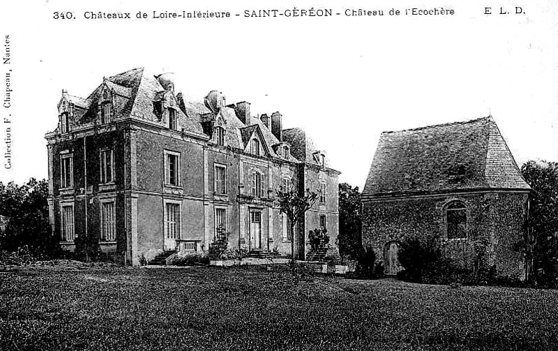 Chteau de l'Ecorchre  Gron (anciennement en Bretagne).