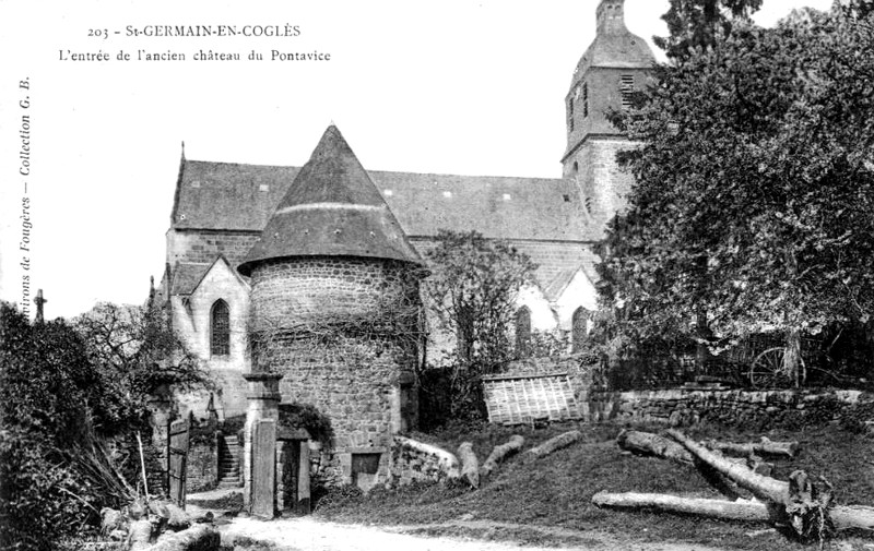 Chteau du Pontavice en Saint-Georges-de-Cogls (Bretagne).