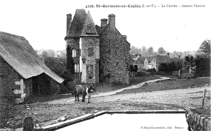 Manoir de Carre en Saint-Georges-de-Cogls (Bretagne).