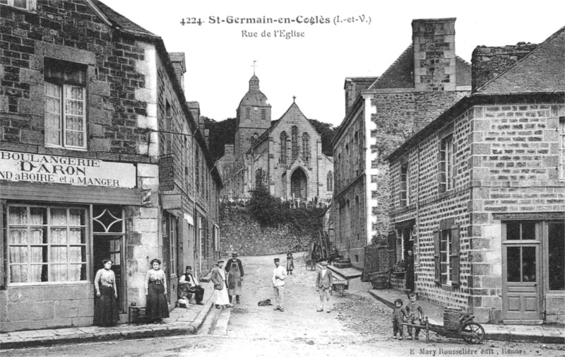 Ville de Saint-Georges-de-Cogls (Bretagne).