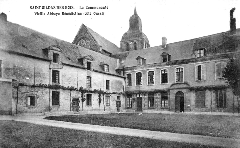 Abbaye de Saint-Gildas-des-Bois (anciennement en Bretagne).