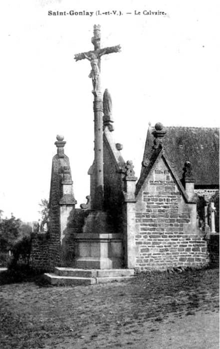 Calvaire de Saint-Gonlay (Bretagne).