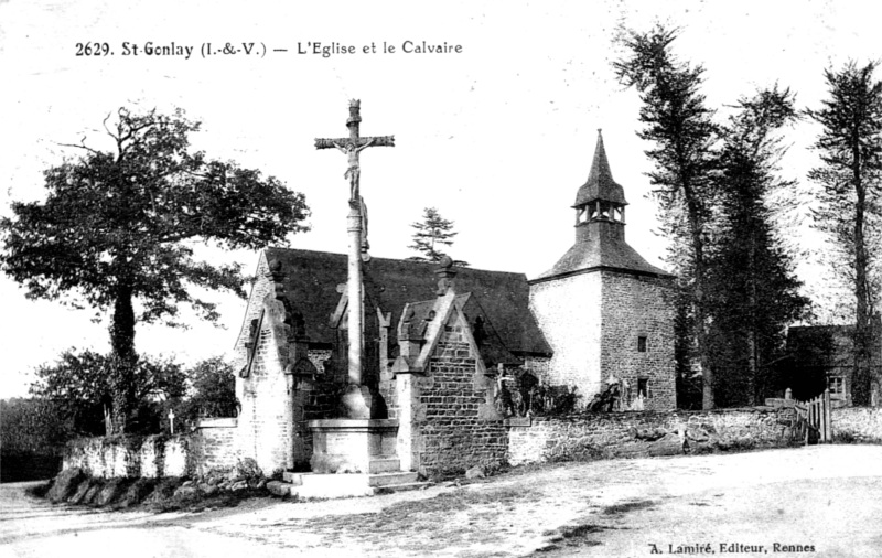 Eglise de Saint-Gonlay (Bretagne).