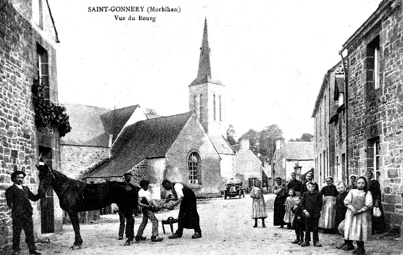 Ville de Saint-Gonnery (Bretagne).