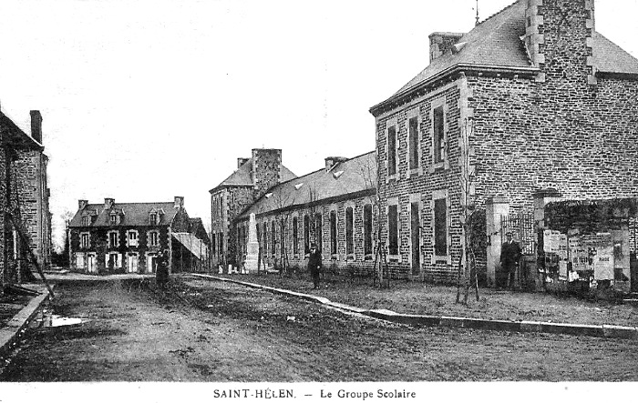 Ville de Saint-Hlen (Bretagne) : groupe scolaire.