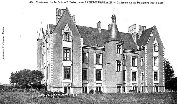 Chteau de la Patissire en Saint-Herblain , historiquement en Bretagne.