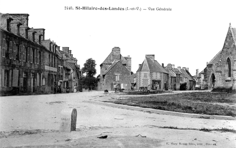 Ville de Saint-Hilaire-des-Landes (Bretagne).