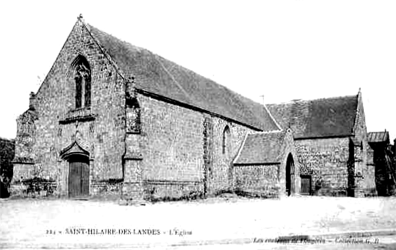 Eglise de Saint-Hilaire-des-Landes (Bretagne).