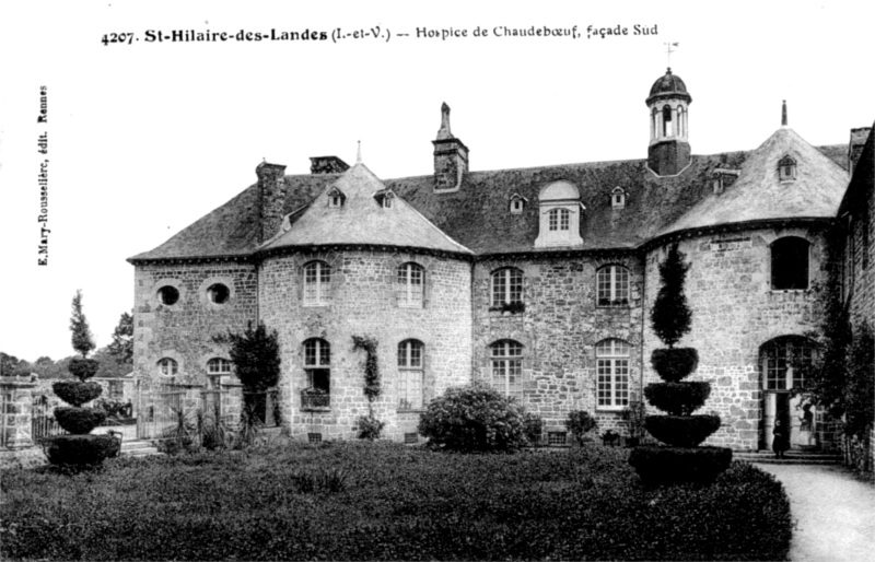 Hospice de Chaudeboeuf  Saint-Hilaire-des-Landes (Bretagne).