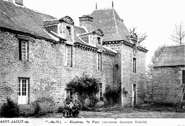 Ville de Saint-Jacut-de-la-Mer (Bretagne) : chteau du Parc.