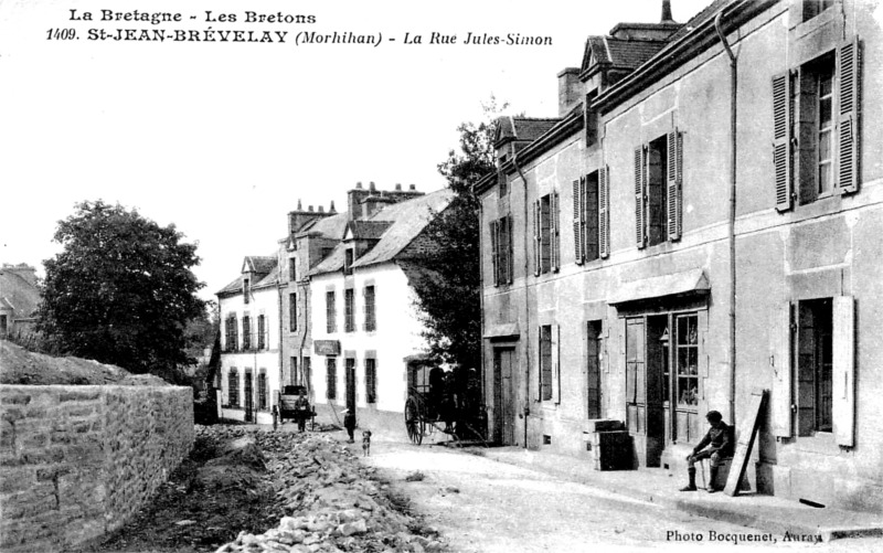 Ville de Saint-Jean-Brvelay (Bretagne).
