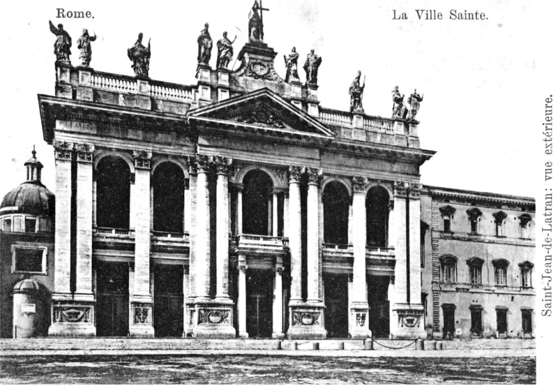 La basilique Saint-Jean-de-Latran (Rome).