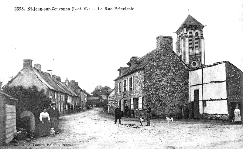 Ville de Saint-Jean-sur-Couesnon (Bretagne).
