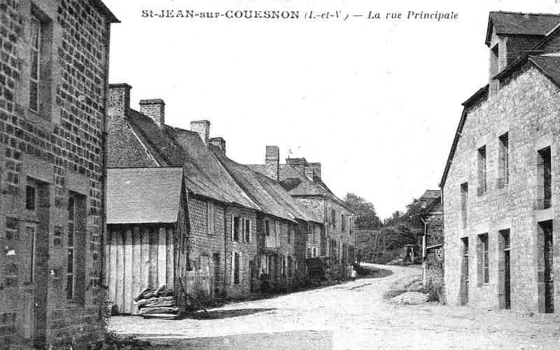 Ville de Saint-Jean-sur-Couesnon (Bretagne).