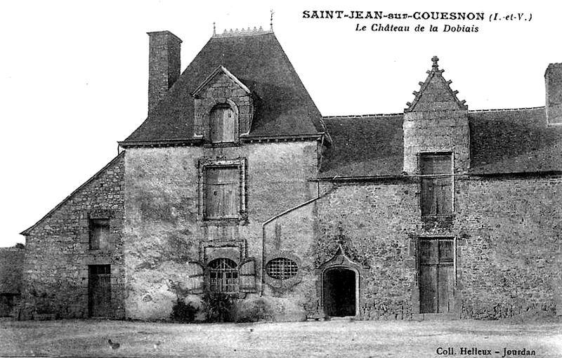 Chteau de la Dobiaye ou Dobiais  Saint-Jean-sur-Couesnon (Bretagne).