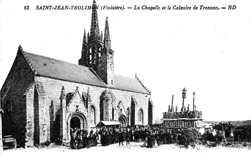 Chapelle de Tronoen en Saint-Jean-Trolimon (Bretagne).