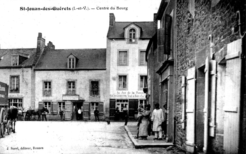 Ville de Saint-Jouan-des-Gurets (Bretagne).