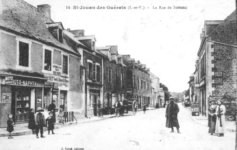 Ville de Saint-Jouan-des-Gurets (Bretagne).