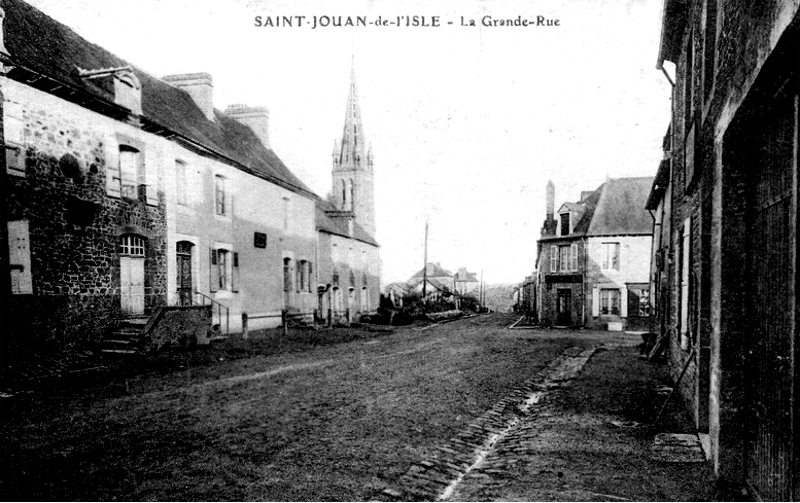 Ville de Saint-Jouan-de-l'Isle (Bretagne).