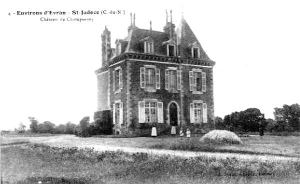 Manoir ou chteau de Saint-Judoce (Bretagne).