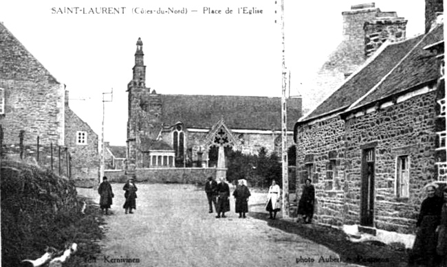 Bourg de Saint-Laurent (Bretagne).