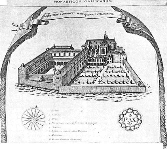 Ville de Saint-Malo : couvent de Saint-Benot