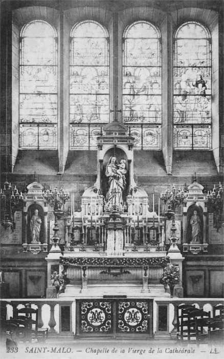 L'ancienne cathdrale Saint-Vincent de Saint-Malo (Bretagne).