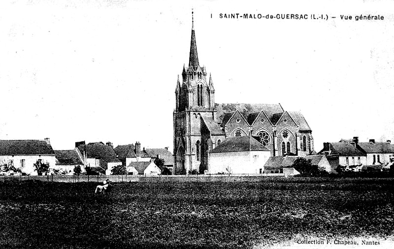 Eglise de Saint-Malo-de-Guersac (anciennement en Bretagne).