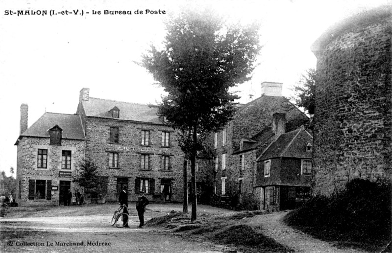Ville de Saint-Malon-sur-Mel (Bretagne).