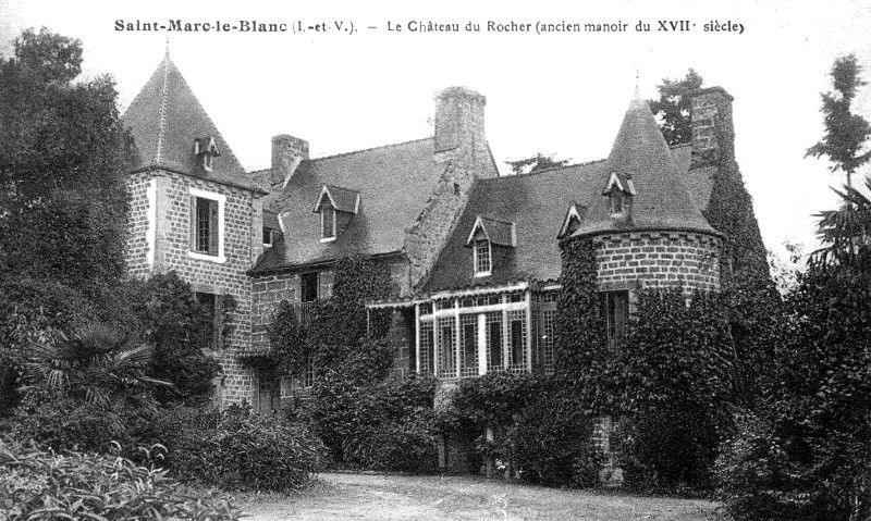 Manoir du Rocher  Saint-Marc-le-Blanc (Bretagne).
