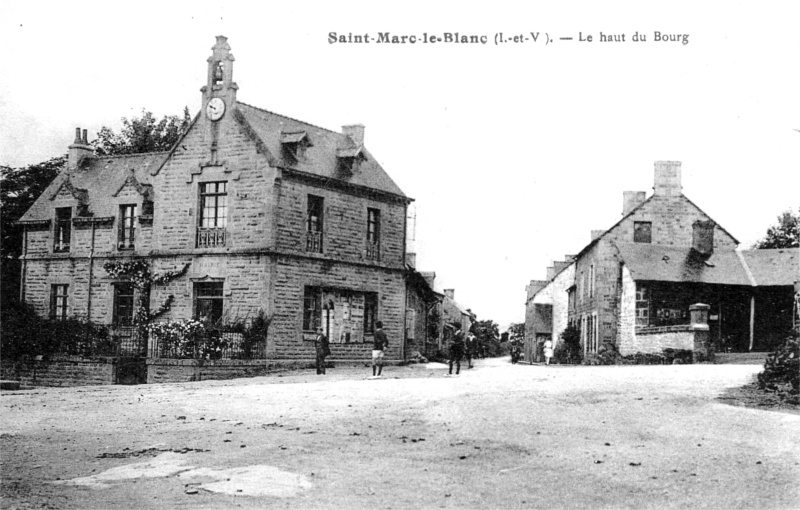Ville de Saint-Marc-le-Blanc (Bretagne).