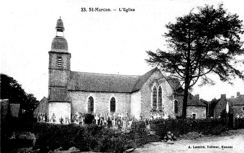 Eglise de Saint-Marcan (Bretagne).