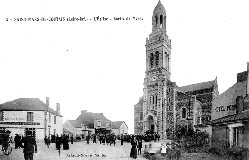 Ville de Saint-Mars-de-Coutais (Bretagne).