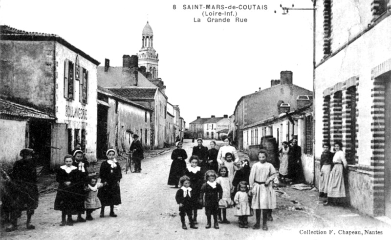 Ville de Saint-Mars-de-Coutais (Bretagne).