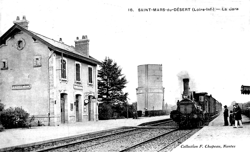 Gare de Saint-Mars-du-Dsert (anciennement en Bretagne).