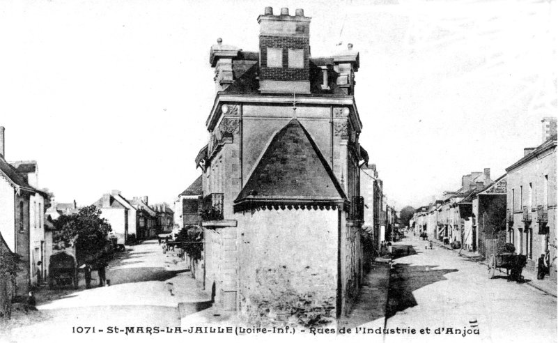 Ville de Saint-Mars-la-Jaille (anciennement en Bretagne).