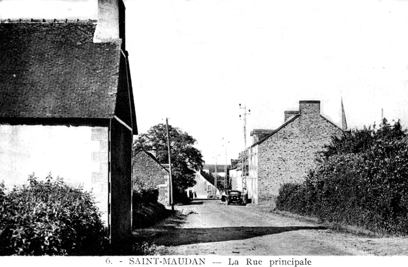 Ville de Saint-Maudan (Bretagne).