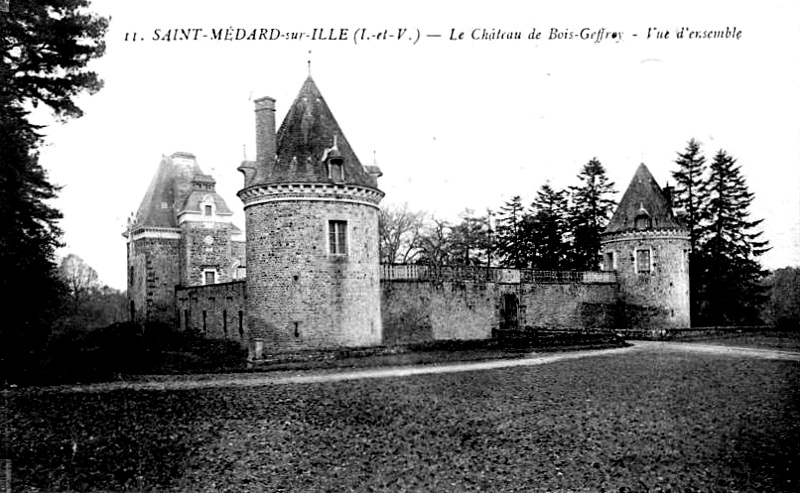 Chteau de Bois-Geffroy  Saint-Mdard-sur-Ille (Bretagne).