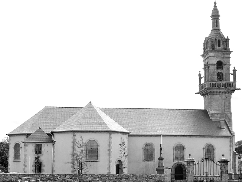 Eglise de Saint-Men (Bretagne).
