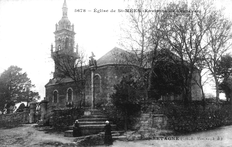 Ville de Saint-Men (Bretagne).