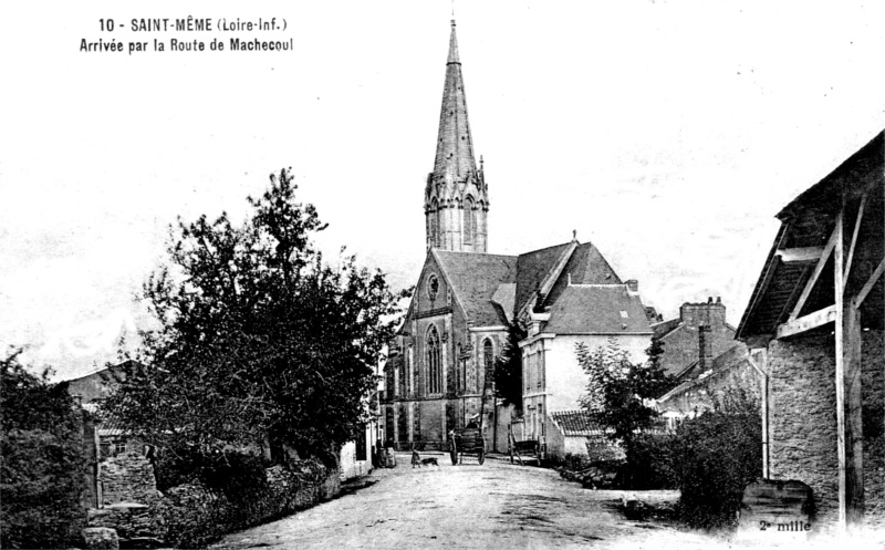 Ville de Saint-Mme-le-Tenu (Bretagne).