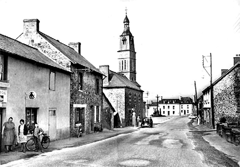 Ville de Saint-M'Herv (Bretagne).