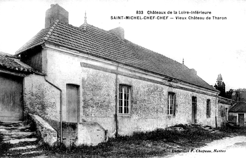 Vieux chteau de Tharon  Saint-Michel-Chef-Chef (anciennement en Bretagne).
