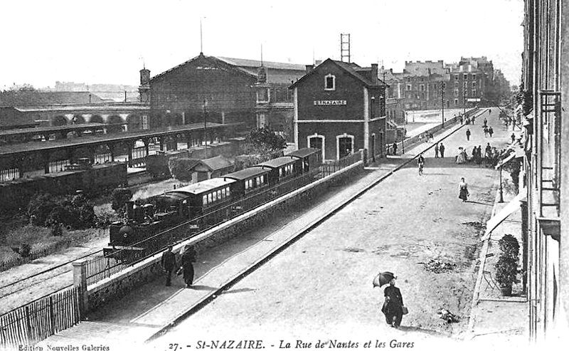 Gare de Saint-Nazaire (Loire-Atlantique).